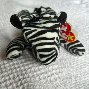 TY Beanie Baby ~ Ziggy Zebra